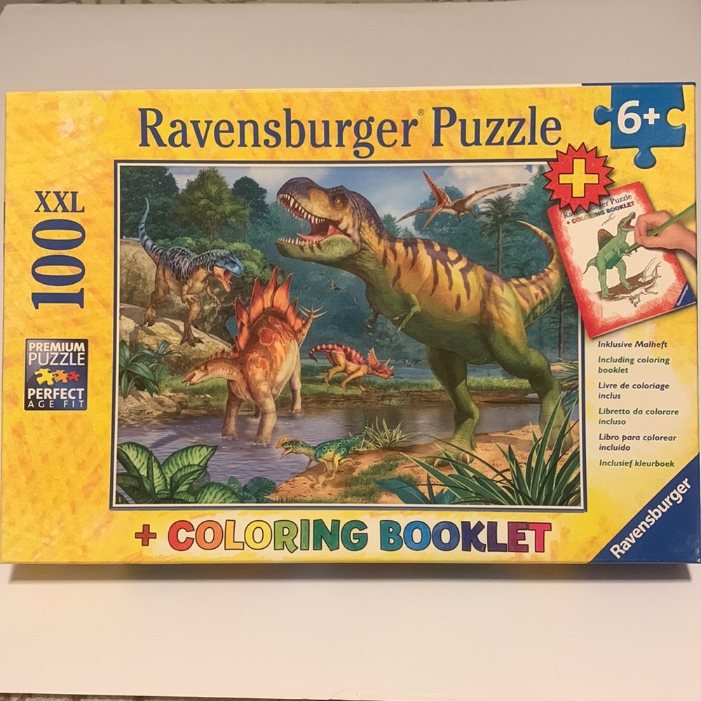 100XXL Dinosaurs Jigsaw Puzzle by Ravensburger - No. 13 695 7